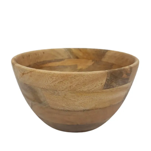 Cuenco Profundo de Madera Rústica para Almacenamiento de Alimentos, Vajilla de Madera Hecha a Mano, Utensilios Elegantes y Sostenibles para Servir Alimentos - Product Image 1