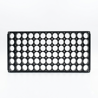 Supports de batterie en PA6 noir usinés sur mesure par CNC, services d'usinage de précision pour petites séries en plastique technique