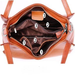 Bolsos de mano de gran calidad para mujer, bandoleras espaciosas de gran espacio con 2 bolsillos con cremallera, bolsos de lujo con 2 ranuras - Product Image 3