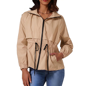 Chaqueta Cortavientos Deportiva de Invierno de Alta Calidad con Logotipo Personalizado, Chaqueta Cortavientos Impermeable para Mujer - Product Image 1