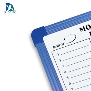 Tableau de calendrier mensuel effaçable à sec SYH Standard avec cadre en plastique - Product Image 2