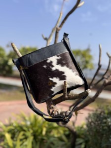 New Arrival Sling <b>Bag</b> Cowhide Leather Handbag Gypsy <b>Boho</b> Hair on Hide Fur Vintage Handmade Western Style <b>Bag</b> Multi Uses <b>Bags</b> - Product Image 5