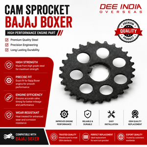 Piñón de Distribución OEM para Motor de Motocicleta Bajaj Boxer, Engranaje de Sincronización de Acero de Alta Precisión, Repuesto - Product Image 3