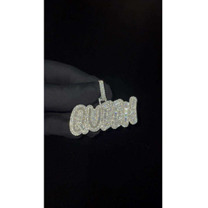 Pendentif Hip Hop au design unique, serti de diamants Moissanite et de zirconiums cubiques, pour hommes, bijoux scintillants, disponible au meilleur prix. - Product Image 3