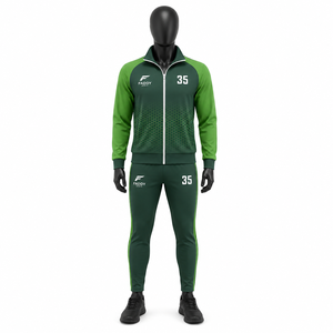 Ensemble de survêtement sportif personnalisé pour homme, respirant, sublimation, entraînement, tenue de football, jogging, gym, fitness, vêtements de sport - Product Image 1