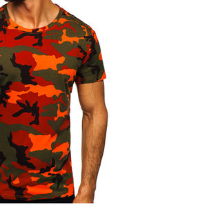 Camiseta personalizada con sublimación, cuello redondo, manga corta, 100% algodón, ropa casual de secado rápido para hombre, 120 gramos, servicio OEM. - Product Image 3