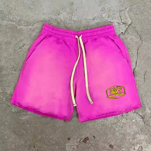 Wholesale Two Piece Set Essentials Sweat Shorts Heavy Fabric Solid Color Men’s Casual Shorts for Tracksuit <b>Matching</b> - Product Image 1