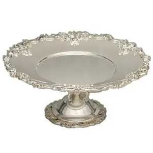 Durable Metal <b>Cake</b> <b>Stand</b> <b>Rotating</b> Tiered Dessert Display Cupcake Holder Wedding Birthday Party Serving Tray for Bakery - Product Image 4