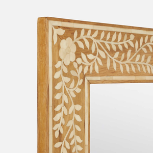 Espejo de Pared con Marco de Madera de Estilo Moderno y Lujoso, Forma Personalizada, Incrustaciones de Hueso, Hecho a Mano, Ecológico, Decoración para el Hogar FAIZA CRAFT FC-552 - Product Image 5