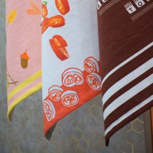 Paño de Cocina de Lino Puro de Alta Calidad, Paño para Platos, Estampado, Nuevo, Hermoso, Hecho a Mano, 100% Lino, Mejor Precio - Product Image 4