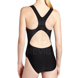 ชุดว่ายน้ำผู้หญิงขายดี ลายตัวอักษร โลโก้ด้านหน้า แบบชิ้นเดียว คุณภาพสูง ผลิตจากผ้าสแปนเด็กซ์/โพลีเอสเตอร์ ผลิตในประเทศปากีสถาน - Product Image 4