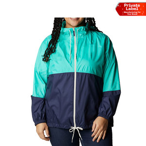 OEM High Quality <b>Women</b> Crop <b>Windbreaker</b> Jacket Waterproof Hooded Sportswear Private Label Custom <b>Women</b> <b>Windbreaker</b> Jacket - Product Image 1