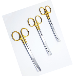 Tijeras Quirúrgicas Curvas TC BB 14.5cm 5.5 de Carburo de Tungsteno, Juego de 3 Piezas de Acero Inoxidable Médico ProSet - Product Image 3