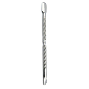 Wholesale Custom Logo Rainbow Metal Cuticle Pusher Professional Dual End Dead Skin Remover Nail Scraper Spoon Pedicure Tools - Product Image 6