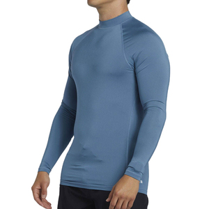 Maillot de surf à manches longues pour homme, compression, raglan, séchage rapide, entièrement sublimé, polyester-nylon - Product Image 3