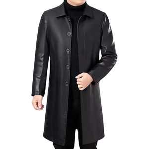 Lambskin <b>Leather</b> <b>Jacket</b> Men Casual Coat Notched Collar Classic Bond Style Ultimate <b>Leather</b> <b>Blazer</b> for Men - Product Image 1