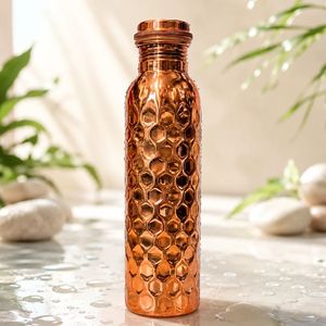 Botella de Cobre Auténtica Hecha a Mano para Almacenamiento de Agua, a Prueba de Fugas e Ideal para una Hidratación Diaria Saludable, Compre Directamente del Proveedor - Product Image 3