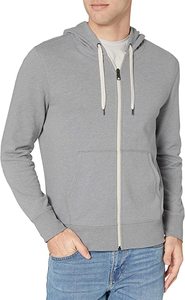 Sudadera con Capucha Amarilla para Hombre, con Cierre, de Forro Polar, Color Sólido, Corte Regular, para Otoño - Product Image 6