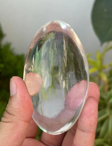 Piedra de Cuarzo Transparente Natural, Ovalada, Pulida, para Sanación, Meditación, Decoración del Hogar, Regalo - Product Image 2