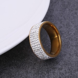 Best Selling Fully Iced Out Gold and Silver Moissanite Diamond <b>Ring</b> Hip Hop Style <b>Statement</b> <b>Ring</b> for Rappers DJs and Clubbing - Product Image 3