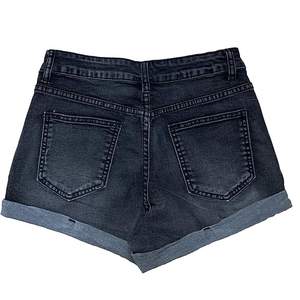 Men's Distressed <b>White</b> <b>Denim</b> <b>Shorts</b> High Waist <b>Ripped</b> Cargo Style Casual Summer Wear Spandex/Cotton Light Wash - Product Image 2