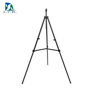 Chevalet de peinture en aluminium noir avec un large angle d'ouverture pour les présentoirs tactiques et publicitaires en extérieur - Product Image 1