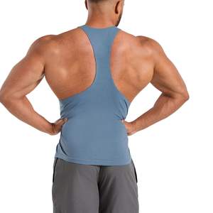 Débardeur de Compression Respirant en Coton Anti-UV à Séchage Rapide pour Hommes, Idéal pour la Musculation, la Course et la Gym – Vente en Gros OEM Personnalisée - Product Image 3