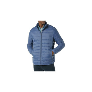 <b>Men</b>’s Water-Resistant Puffer <b>Jacket</b> <b>Lightweight</b> Thermal Insulated Coat, Stand Collar Zip-Up Winter Wear for <b>men</b> - Product Image 1