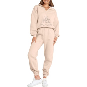 Sweat-shirt molletonné oversize à col montant pour femme, personnalisable avec logo, vente en gros, qualité supérieure, streetwear décontracté, le plus vendu - Product Image 1