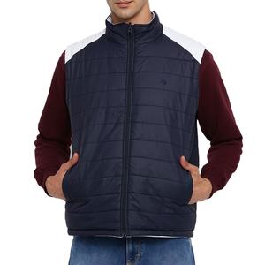 Gilet sans manches personnalisable pour hommes, matelassé, confortable pour l'hiver, avec col montant, respirant et séchage rapide, service OEM - Product Image 1