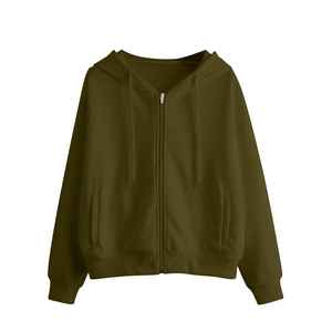 2026 Sweat-shirt à capuche Sherpa personnalisé, chaud, super épais et lourd, en polaire Sherpa duveteuse, avec fermeture éclair quart de tour, pour moi - Product Image 4