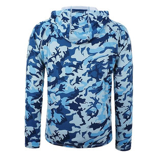 Sweat à capuche de pêche pour homme, style tendance, UPF 50, respirant, en tissu chaud et confortable, décontracté, en promotion - Product Image 3