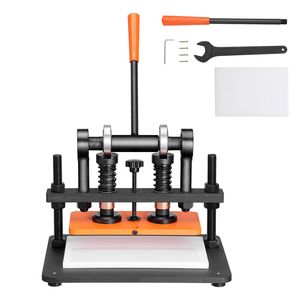 Fustellatrice Manuale 11 X 5.5 con Piastra per Goffratura, Doppio Albero Guida, Macchina da Taglio con Corsa di Pressione 0.47, Macchina da Taglio Premium - Product Image 1