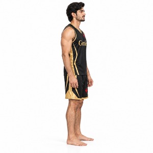 Conjunto de Uniforme de Baloncesto Personalizado para Equipos, Pantalones Cortos de Secado Rápido y Transpirables para Entrenamiento, Prácticas, Partidos y Ligas - Product Image 4