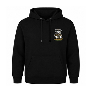 Sweat-shirt à capuche noir pour homme GOLDSAIN, imprimé, style streetwear décontracté, coupe classique, en coton tricoté, pour l'automne - Product Image 4