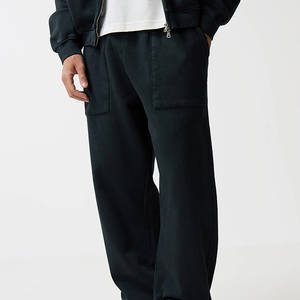 Conjunto de Chándal Personalizado con Cremallera para Hombre, Chaqueta de Algodón y Forro Polar con Pantalones Jogger, Chándal Oversize de 2 Piezas para Hombre - Product Image 3