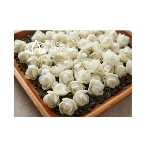 Loto Azul Vietnam, Capullos de Flor de Jazmín Secos, Tallo Verde, Blanco, Ha Giang, 24 Meses de Vida Útil, Decoración para Eventos, Centro de Mesa, Dylan Vu - Product Image 1