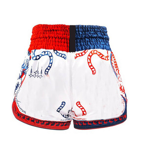 Shorts de Muay Thai en tissu satiné, pour la boxe, le karaté, la gym, l'entraînement, les combats, respirants, équipement d'entraînement pour les arts martiaux - Product Image 2