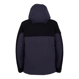 Chaqueta Impermeable con Capucha para Hombre, Diseño Color Block, Cierre de Cremallera, Corte Regular, para Invierno y Actividades al Aire Libre, Material de Poliéster - Product Image 2