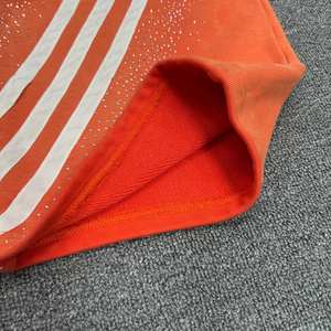 Pantalones Deportivos Personalizados para Hombre, Estilo Vintage Hip-Hop, Corte Acampanado, Algodón French Terry, Parches de Encaje, Bordado, Cintura Elástica, Peso Medio, Transpirables - Product Image 6