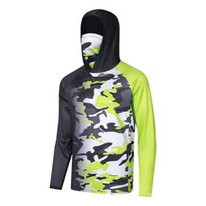 Wholesale Sailing <b>Clothing</b> Uv Hoodie Performance Shirt Custom Fishing Shirts <b>Sun</b> <b>protection</b> Quick Dry Men's Fishing Hoodie Shirt - Product Image 5