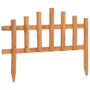 10 Pezzi Bordure per Prato in Legno di Abete Ornamenti da Giardino 14,4 Pollici - Product Image 3