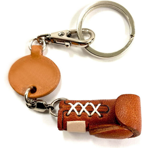 Llavero de Guantes de Boxeo de Lujo Personalizados por el Proveedor, con Logotipo Personalizado Impreso, Diseño con Cordones de Material PU - SALUBRIOUS SPORTS - Product Image 4