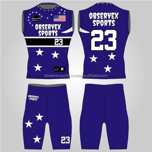 Tenues de football américain 7V7 OEM de haute qualité, uniformes de compression 7on7, vêtements d'équipe personnalisés, ensembles d'uniformes de football américain 7V7 - Product Image 1