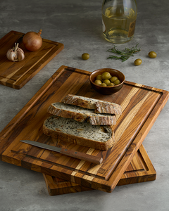 Tablas de Cortar Rectangulares de Madera de Acacia Ha Le para Múltiples Usos, Reutilizables, Material Natural y Ecológico, Seguro para el Medio Ambiente - Product Image 3