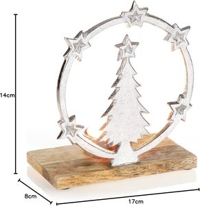 Nouveauté : Magnifique centre de table de Noël conçu pour les célébrations saisonnières, avec des éléments de décoration de table élégants - Product Image 6