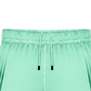 Pantalones Cortos de Rugby Personalizados en Verde Menta y Negro, Cintura Elástica, Transpirables, Ligeros, Uniformes Deportivos para Entrenamiento de Equipo - Product Image 5