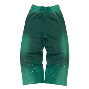 Pantalon de survêtement décontracté 2026 vert à strass, dégradé, coupe ample, style streetwear, taille élastique avec cordon de serrage, bas de tenue tendance - Product Image 5