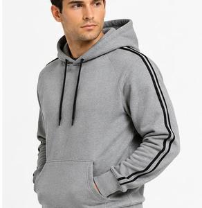 Sweat-shirt à capuche pour homme 100% coton molletonné coupe classique dégradé de couleurs décontracté avec poche impression numérique écologique pour l'automne - Product Image 6