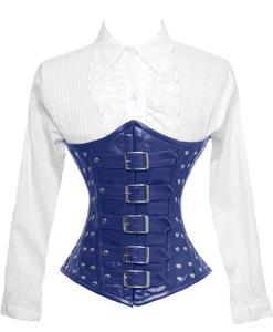 คอร์เซ็ตของผู้หญิงวินเทจชุดกระชับสัดส่วนเซ็กซี่แบบโอเวอร์บัสท์คอร์เซ็ทหนังระบายอากาศทันสมัยสำหรับขนาดใหญ่พิเศษ - Product Image 1